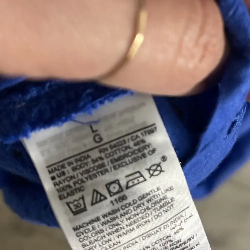 Fit & Flare Eyelet-Embroidered Smock Dress NWT - Picture 9 of 11